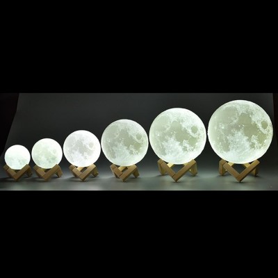 Dropship 3D Print Moon Lamp LED Night Light